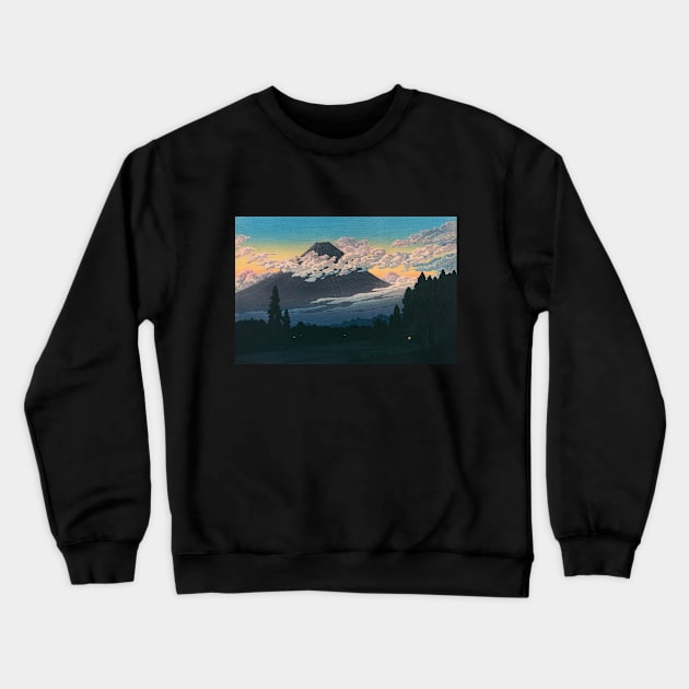 Near Susono by Kawase Hasui Crewneck Sweatshirt by Takeda_Art